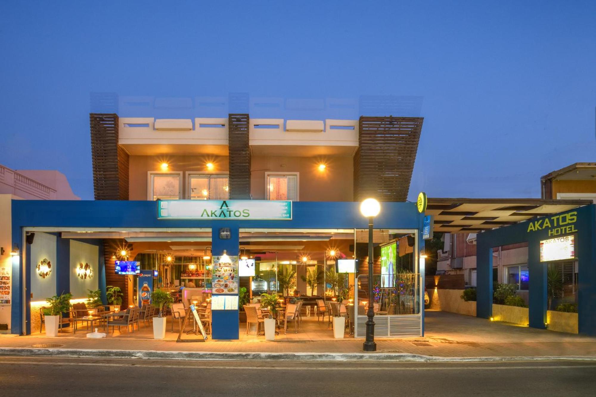 Akatos Hotel Agia Marina  Ngoại thất bức ảnh